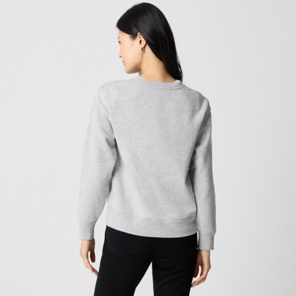 NWT J.Crew Factory Embellished Crewneck Sweatshirt - Picture 4 of 4